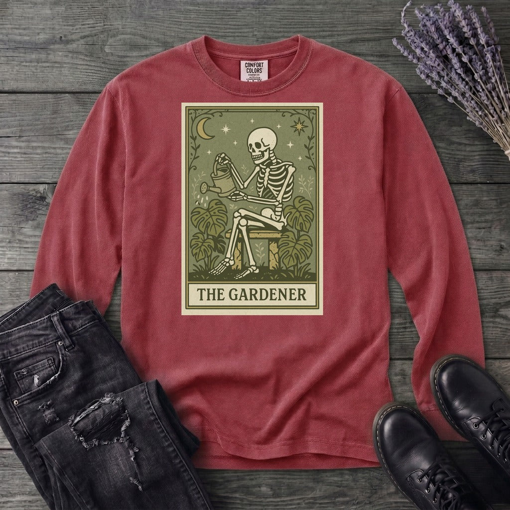 The Gardener Tarot Long Sleeve T-Shirt