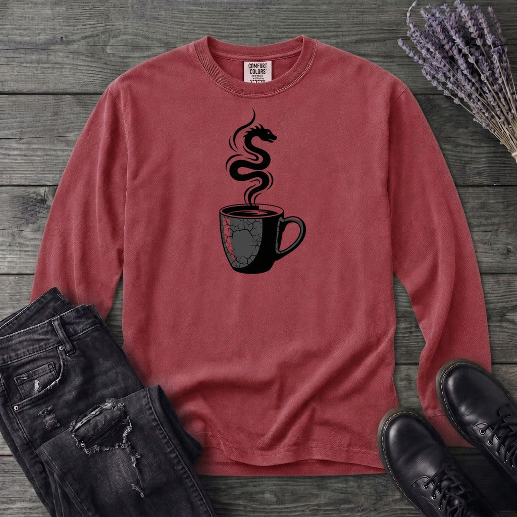 Dragon Coffee Long Sleeve T-Shirt