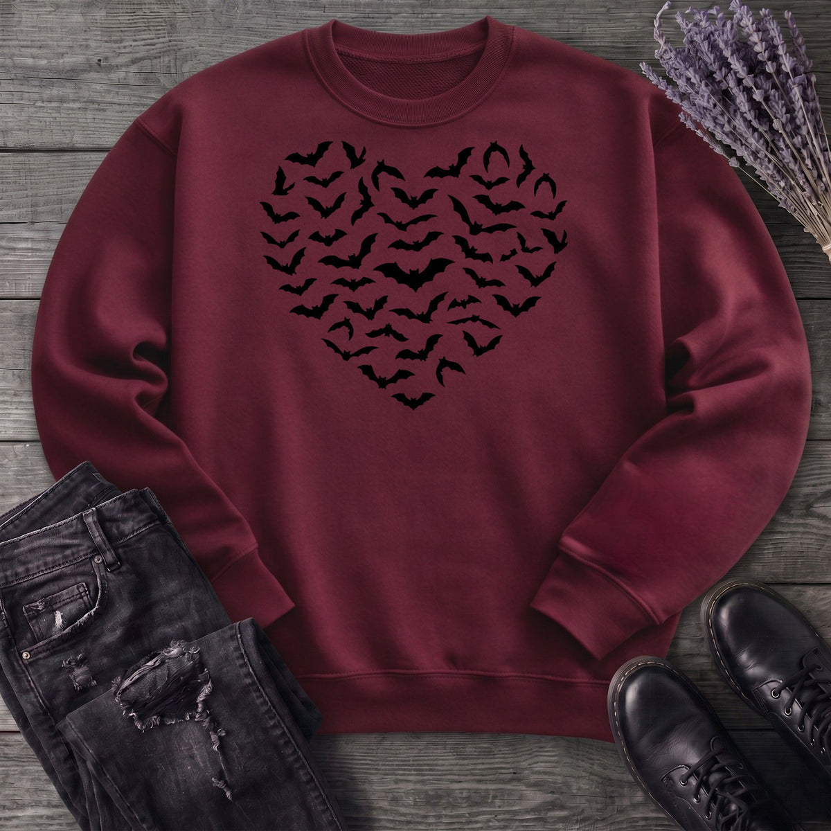 heart of bats Sweatshirt