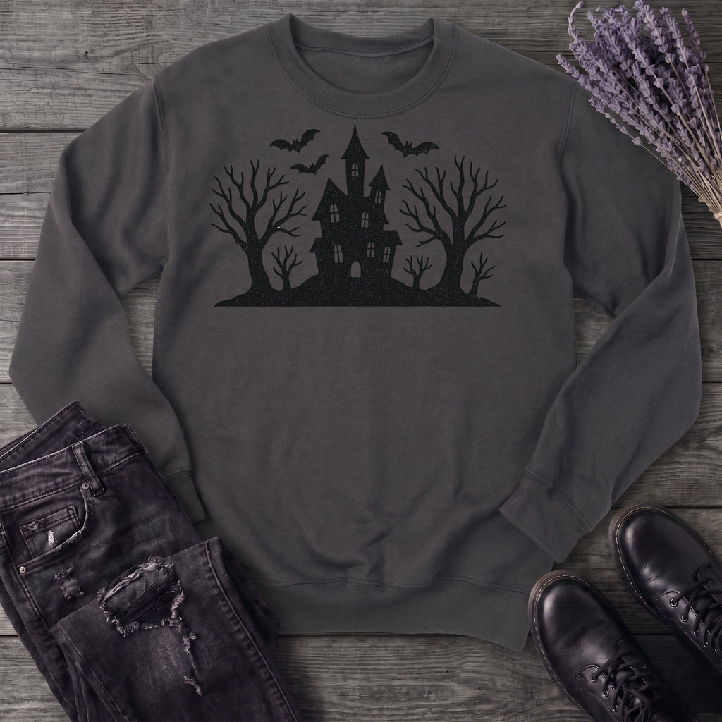 Haunted House Silhouette Sweatshirt