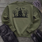 Haunted House Silhouette Sweatshirt
