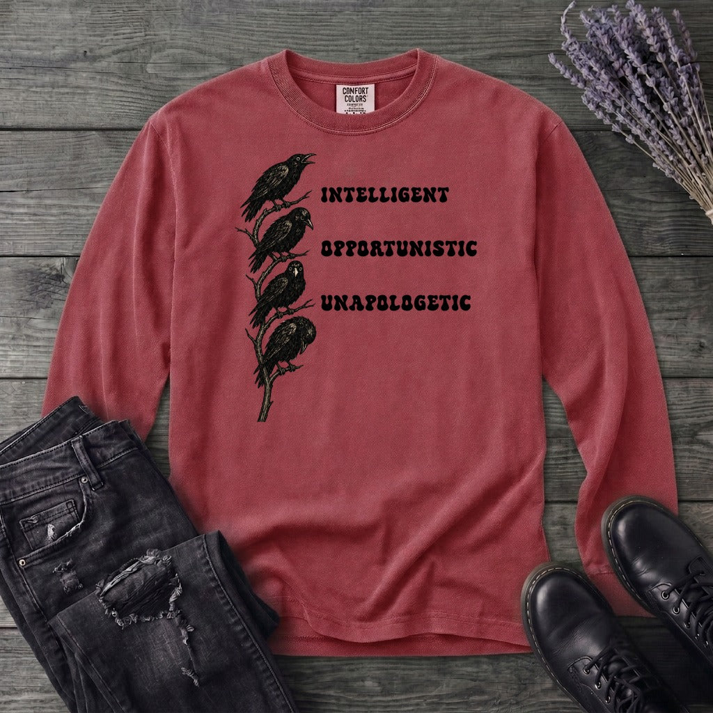 Intelligent Opportunistic Unapologetic Long Sleeve T-Shirt