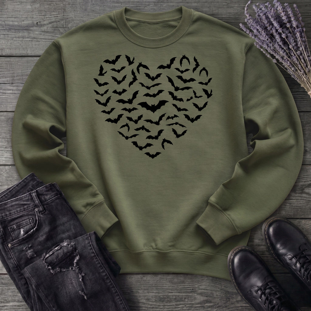heart of bats Sweatshirt