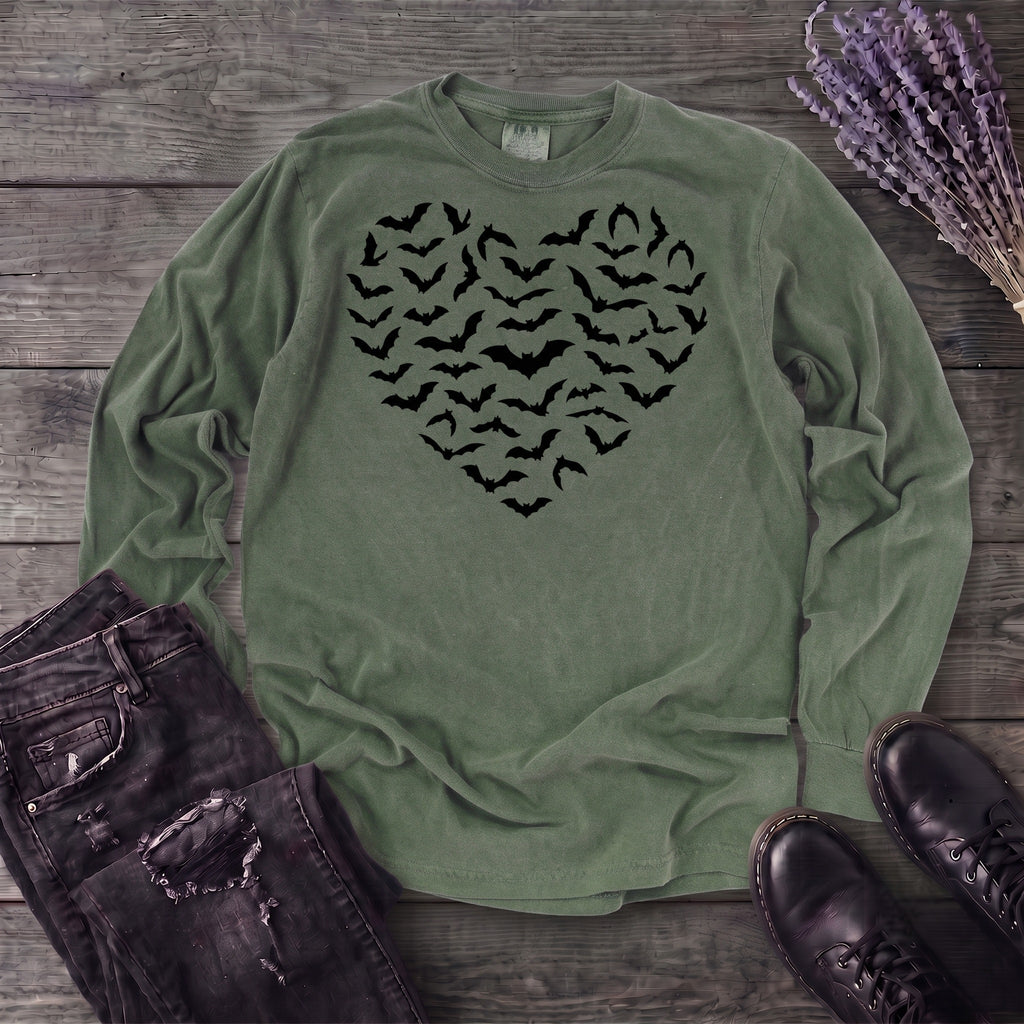 heart of bats Long Sleeve T-Shirt