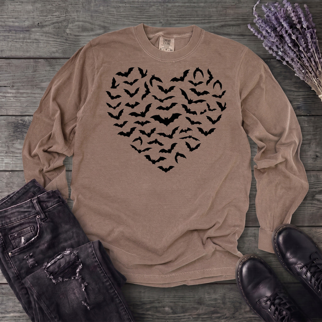 heart of bats Long Sleeve T-Shirt