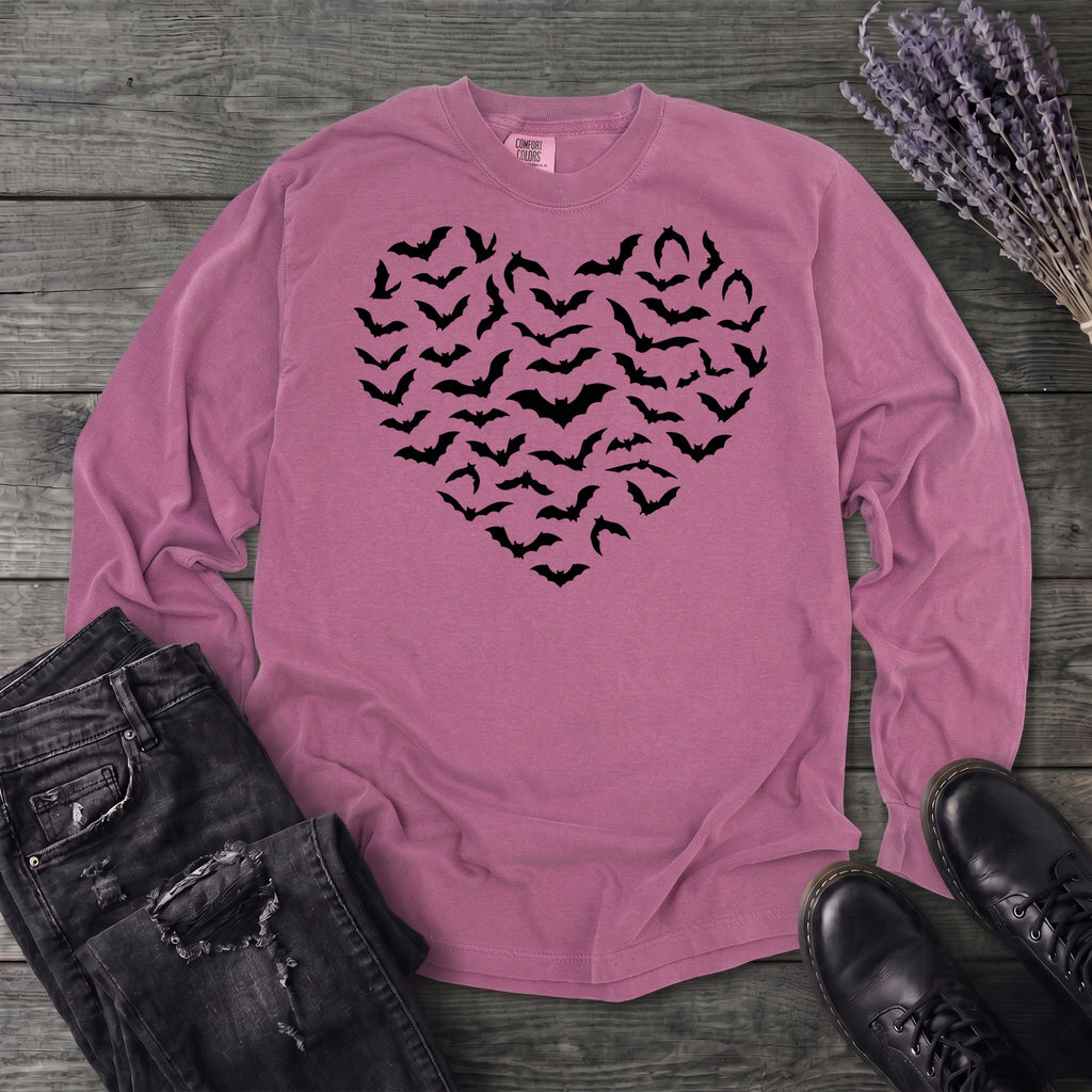 heart of bats Long Sleeve T-Shirt