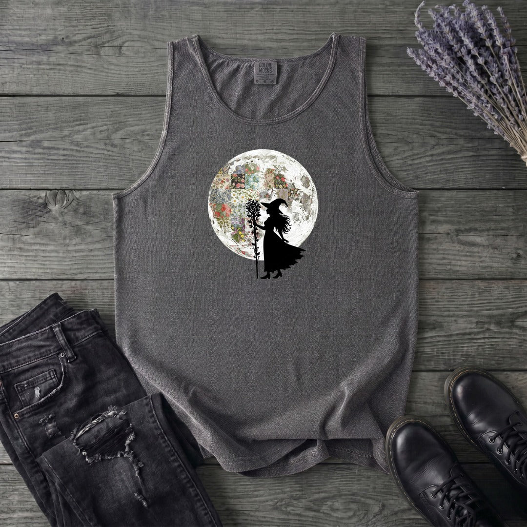 Quilt Moon Witch Tank Top