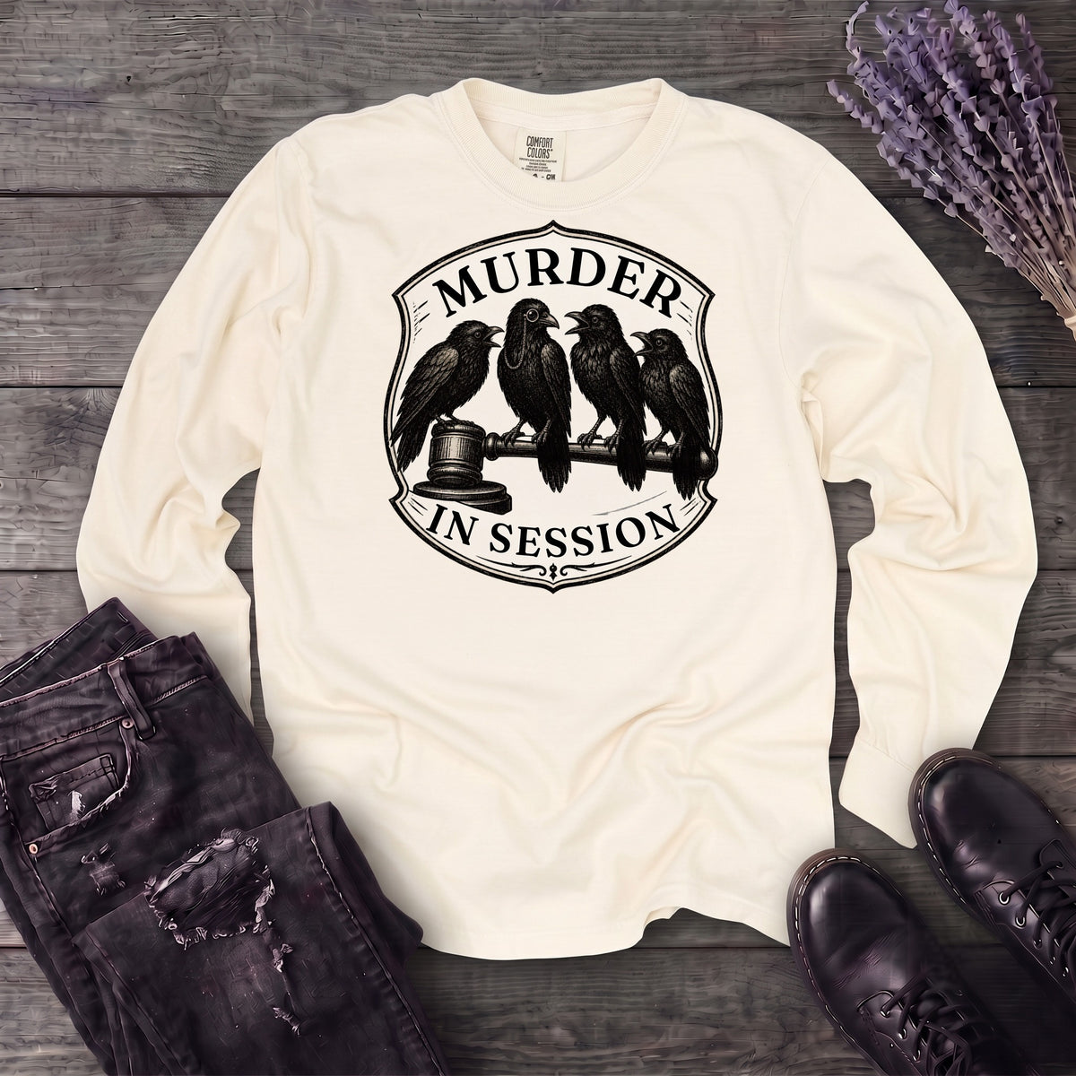 Murder In Session Long Sleeve T-Shirt