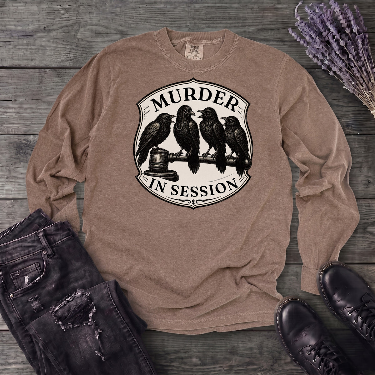 Murder In Session Long Sleeve T-Shirt