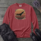 fade out grunge bat Long Sleeve T-Shirt