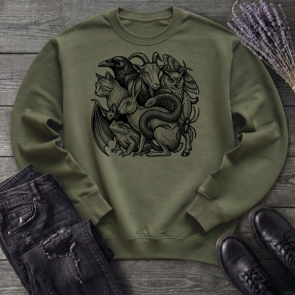 familiar collage stack Sweatshirt