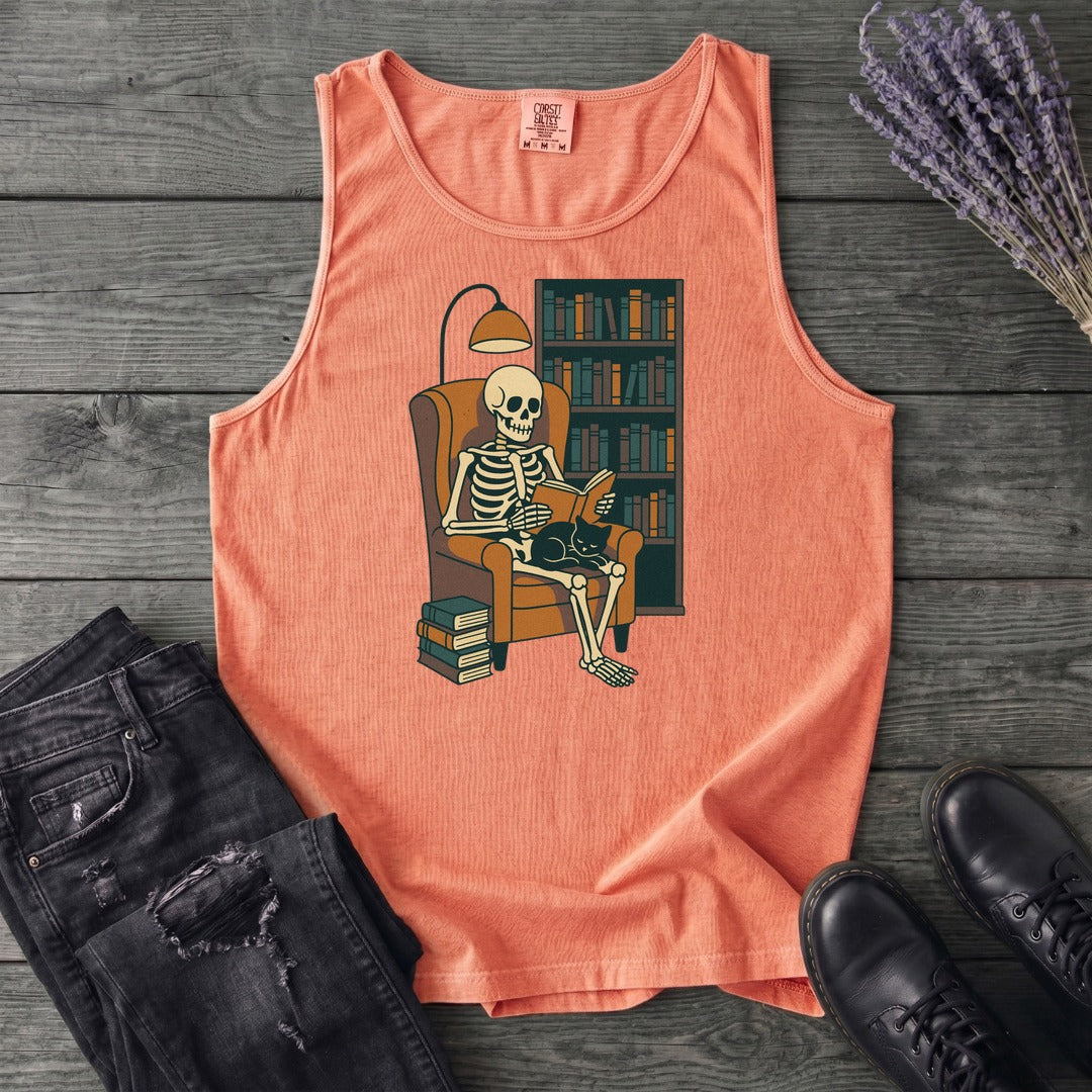 Reading Nook Skeleton Tank Top