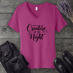 Creature Of The Night V-Neck T-Shirt