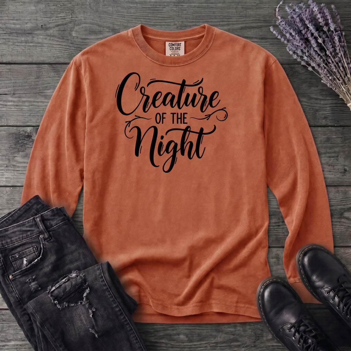 Creature Of The Night Long Sleeve T-Shirt