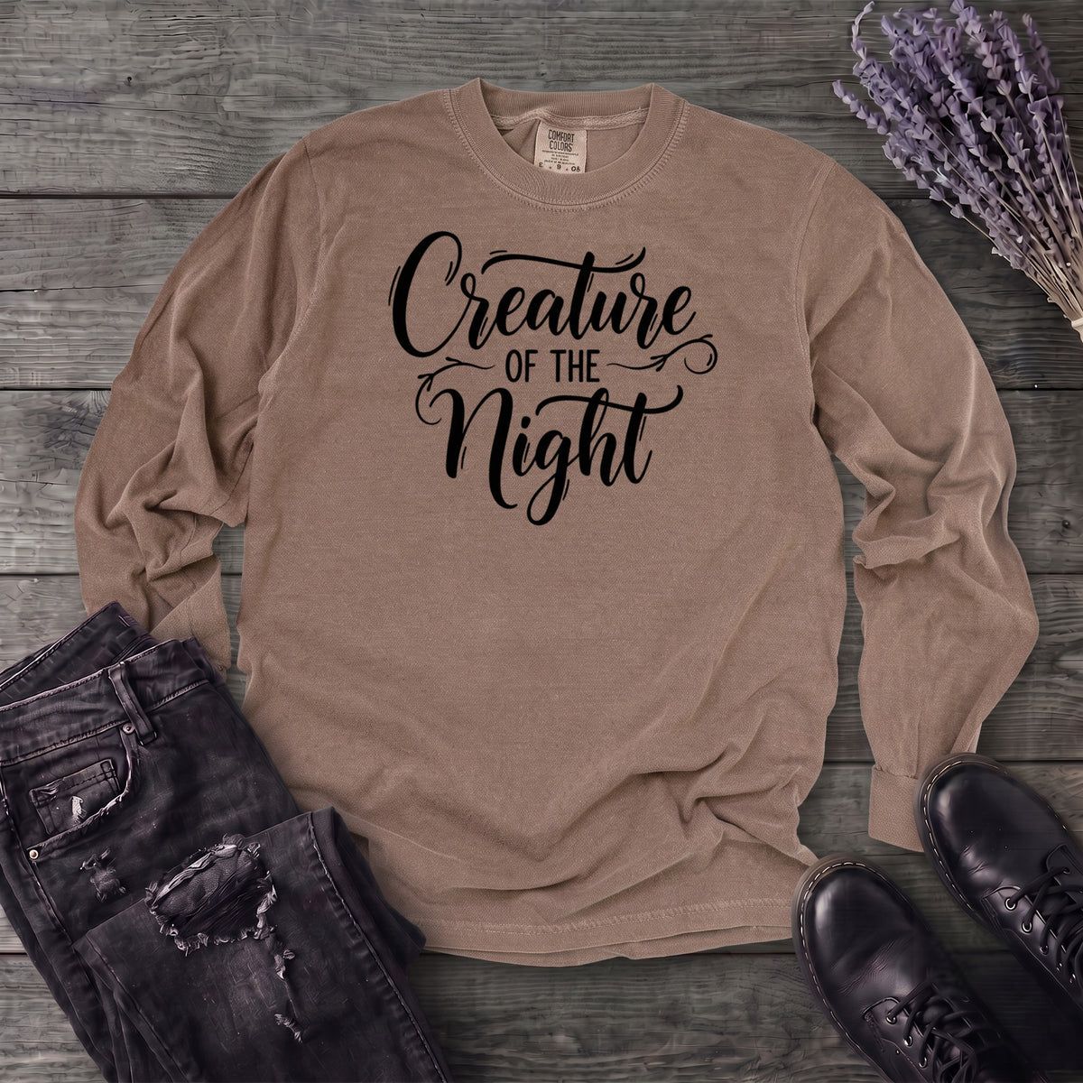 Creature Of The Night Long Sleeve T-Shirt