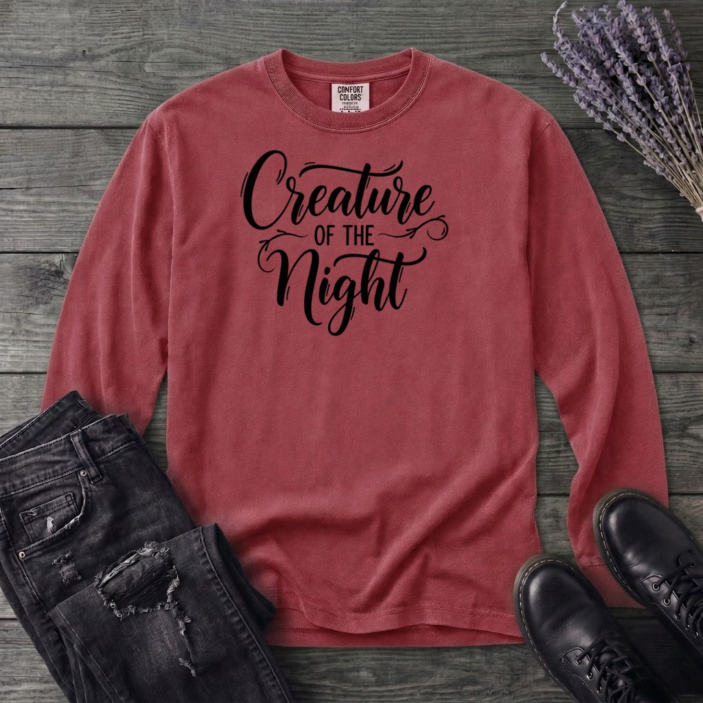 Creature Of The Night Long Sleeve T-Shirt