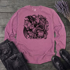 familiar collage stack Long Sleeve T-Shirt