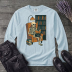 Reading Nook Skeleton Long Sleeve T-Shirt