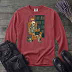 Reading Nook Skeleton Long Sleeve T-Shirt
