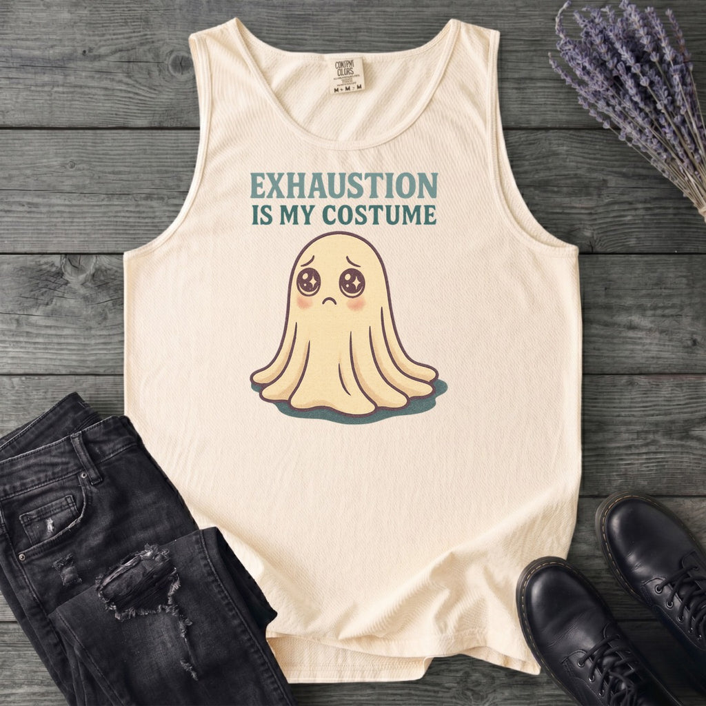 Exhaustion Is My Costume Tank Top