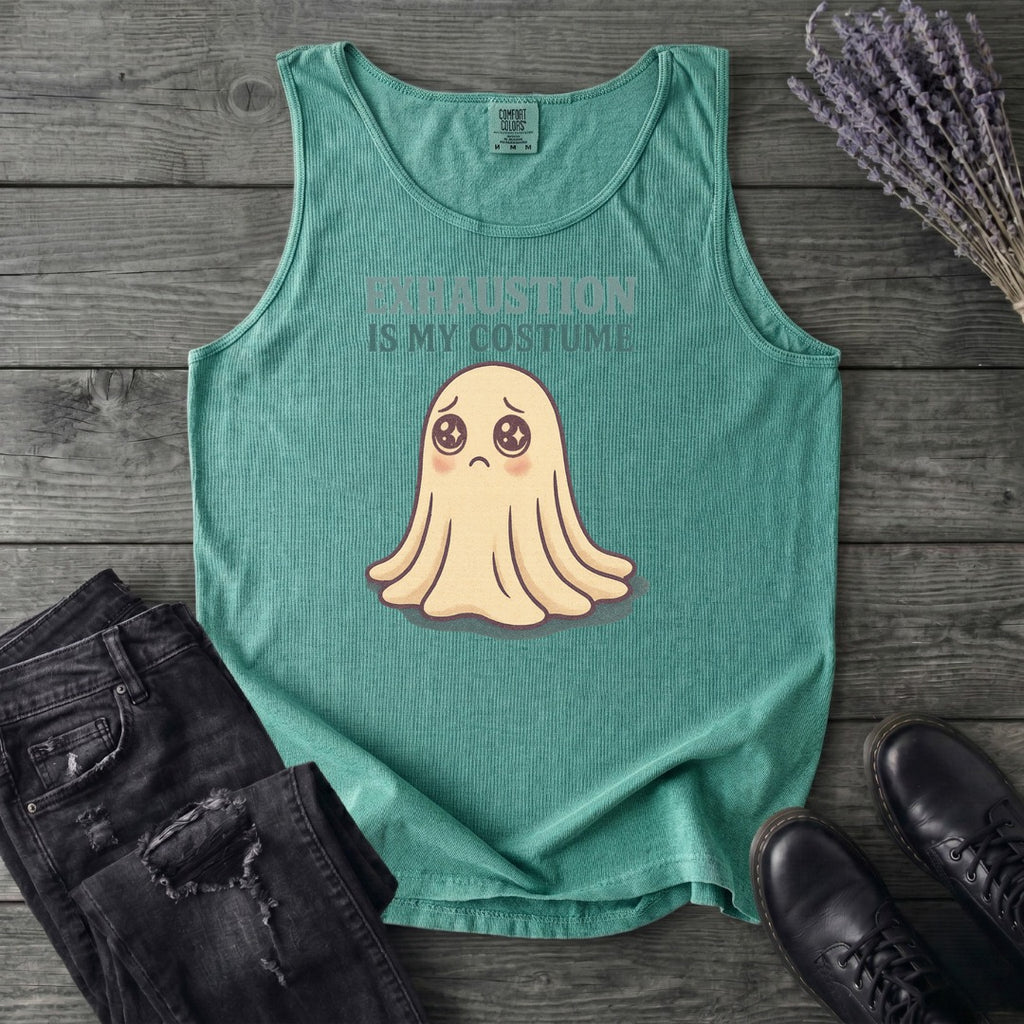 Exhaustion Is My Costume Tank Top