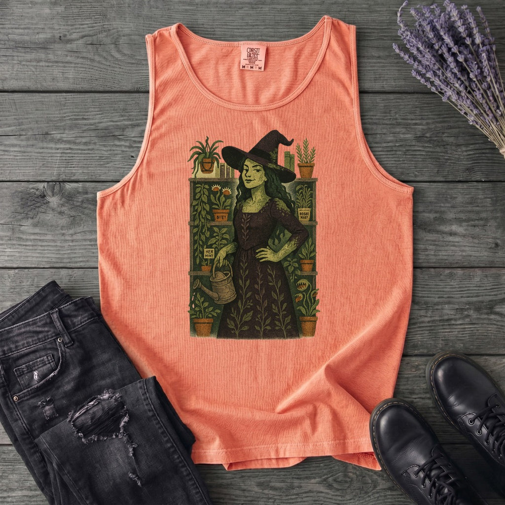 Green Garden Witch Tank Top