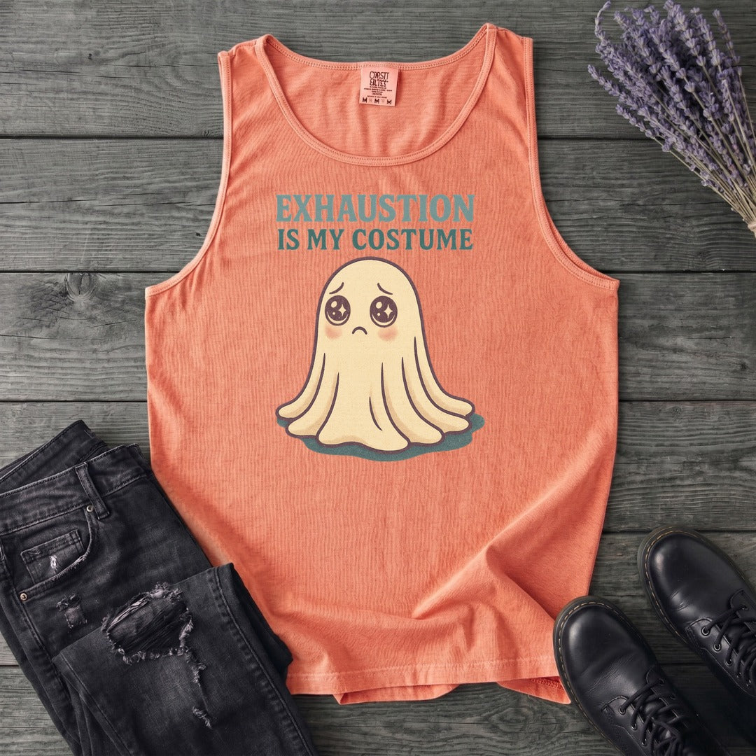 Exhaustion Is My Costume Tank Top