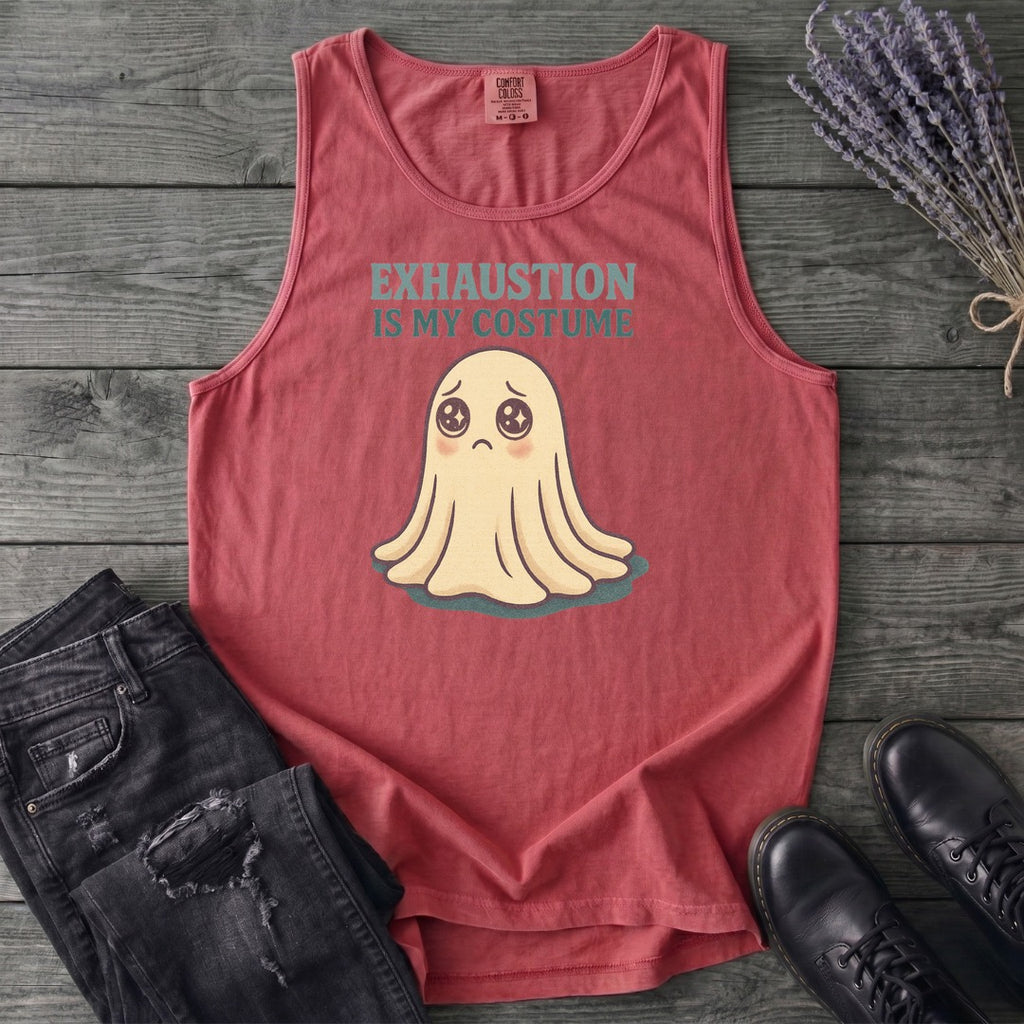 Exhaustion Is My Costume Tank Top