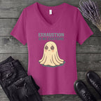Exhaustion Is My Costume V-Neck T-Shirt