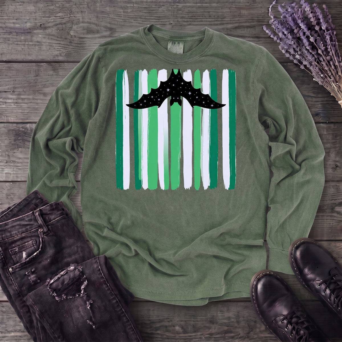 celestial dopamine maximalist bat Long Sleeve T-Shirt