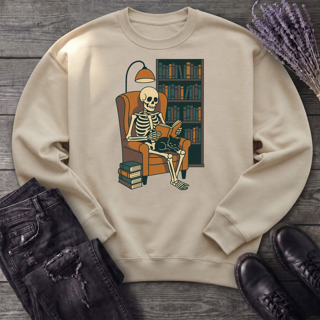 Reading Nook Skeleton Sweatshirt