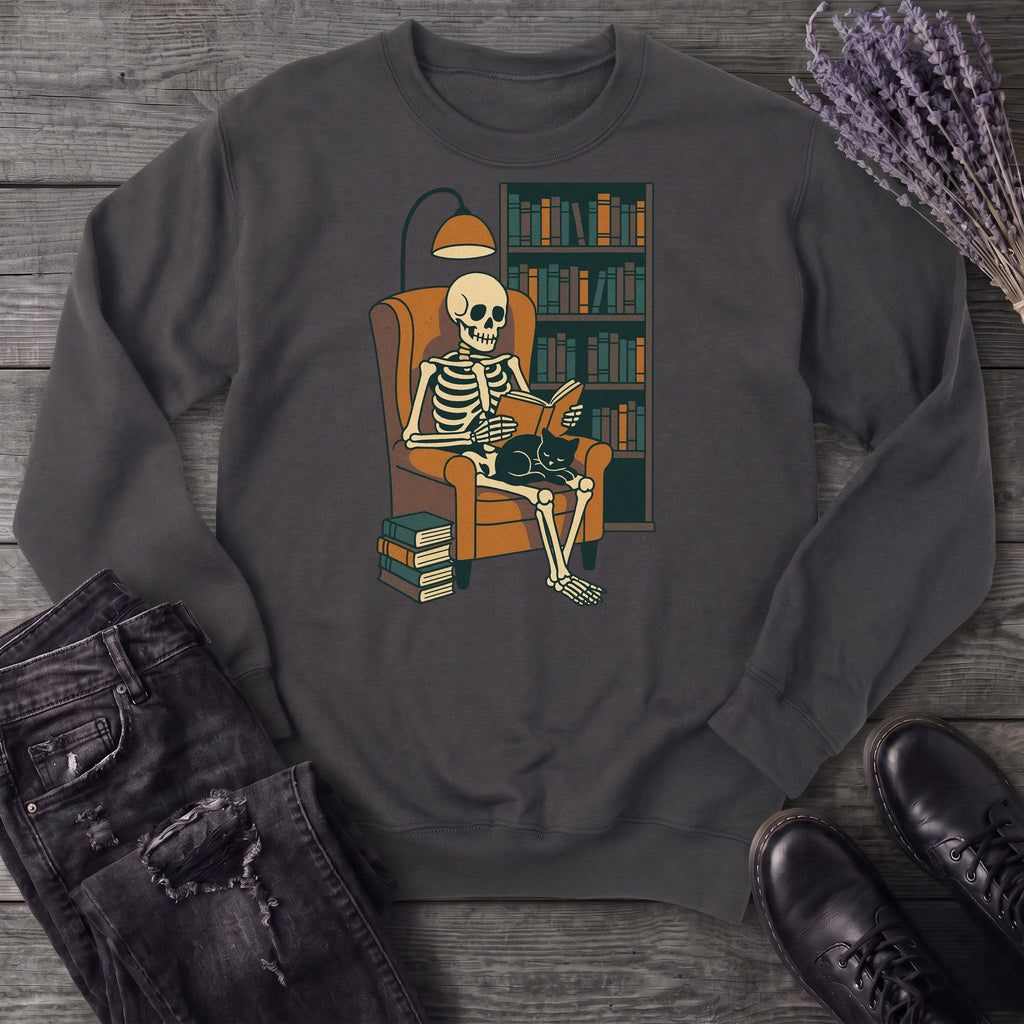 Reading Nook Skeleton Sweatshirt