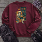 Reading Nook Skeleton Sweatshirt