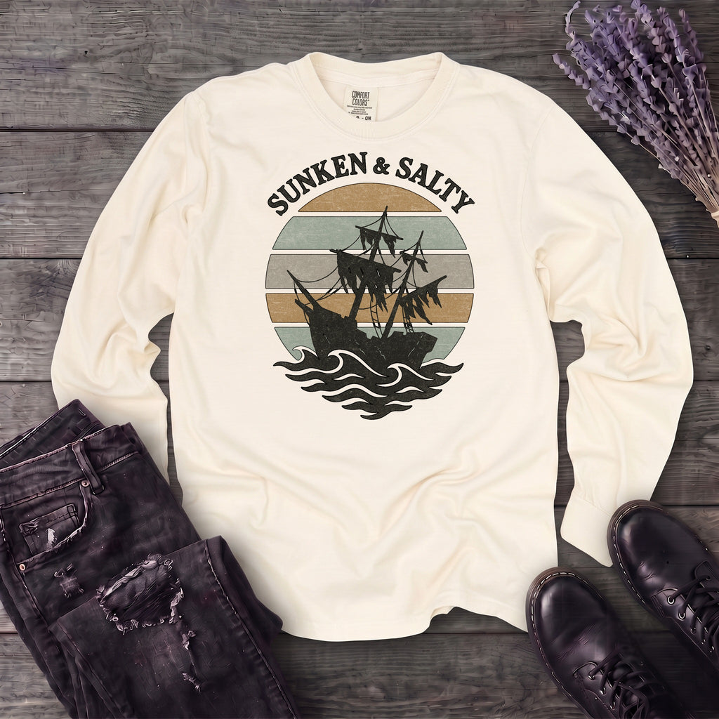Sunken And Salty Long Sleeve T-Shirt