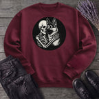 Skeleton German Shepherd Hug Sweatshirt
