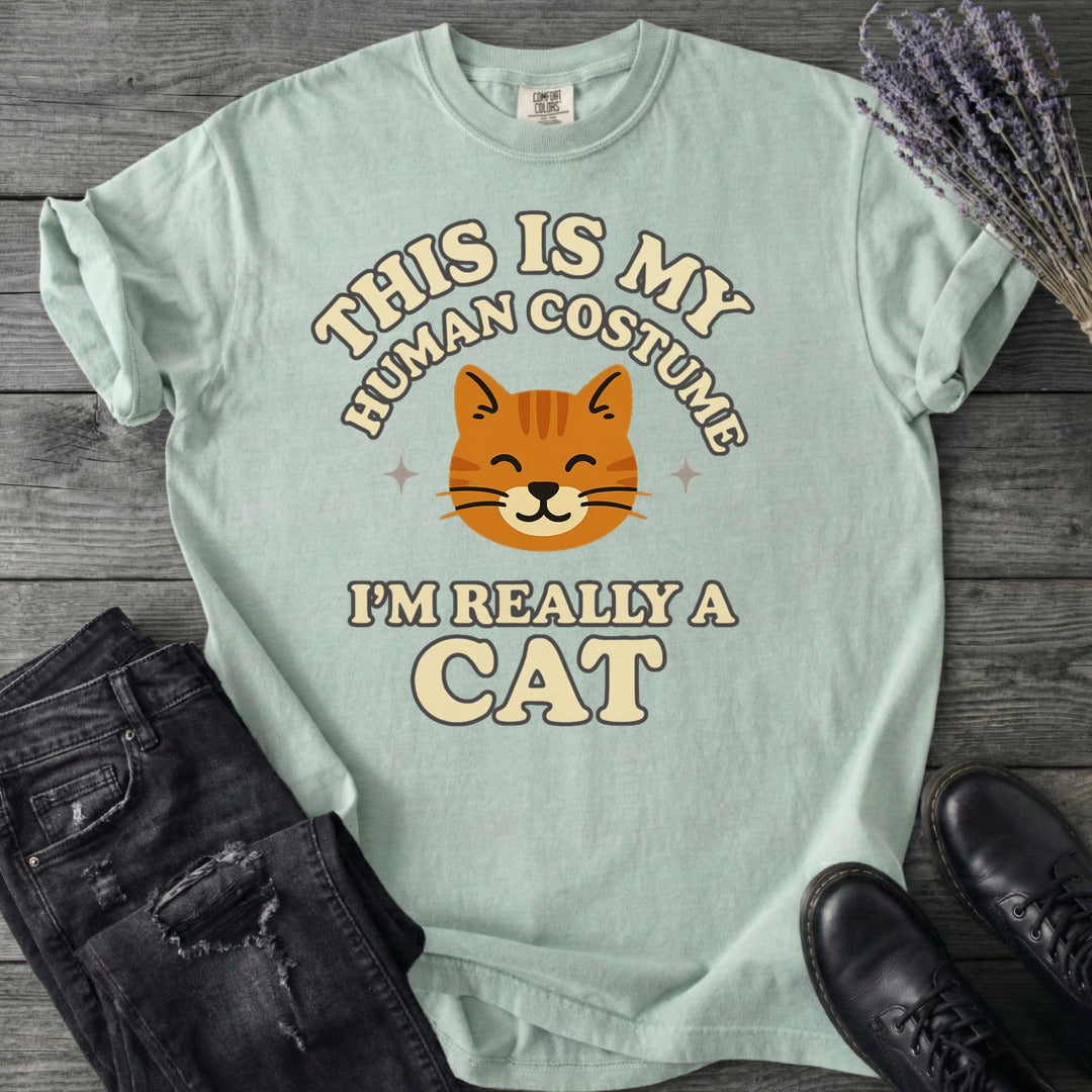 Human Costume Cat T-Shirt