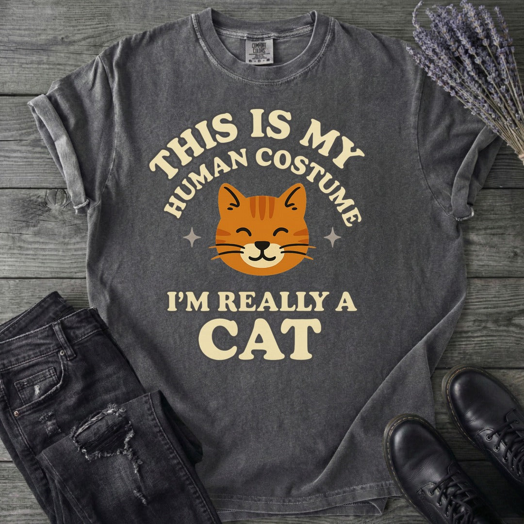 Human Costume Cat T-Shirt