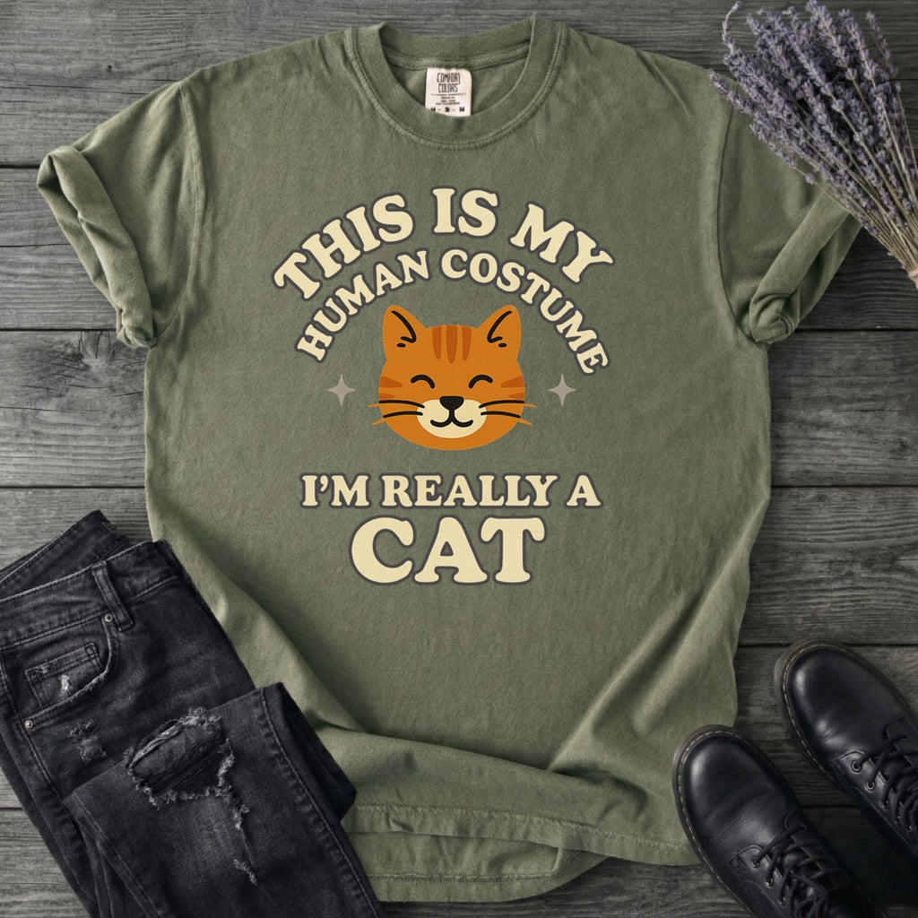 Human Costume Cat T-Shirt