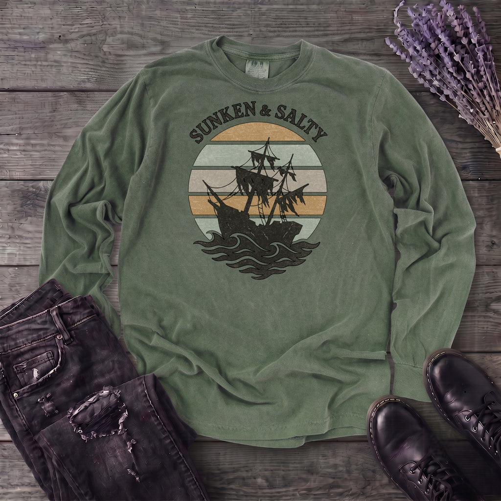 Sunken And Salty Long Sleeve T-Shirt