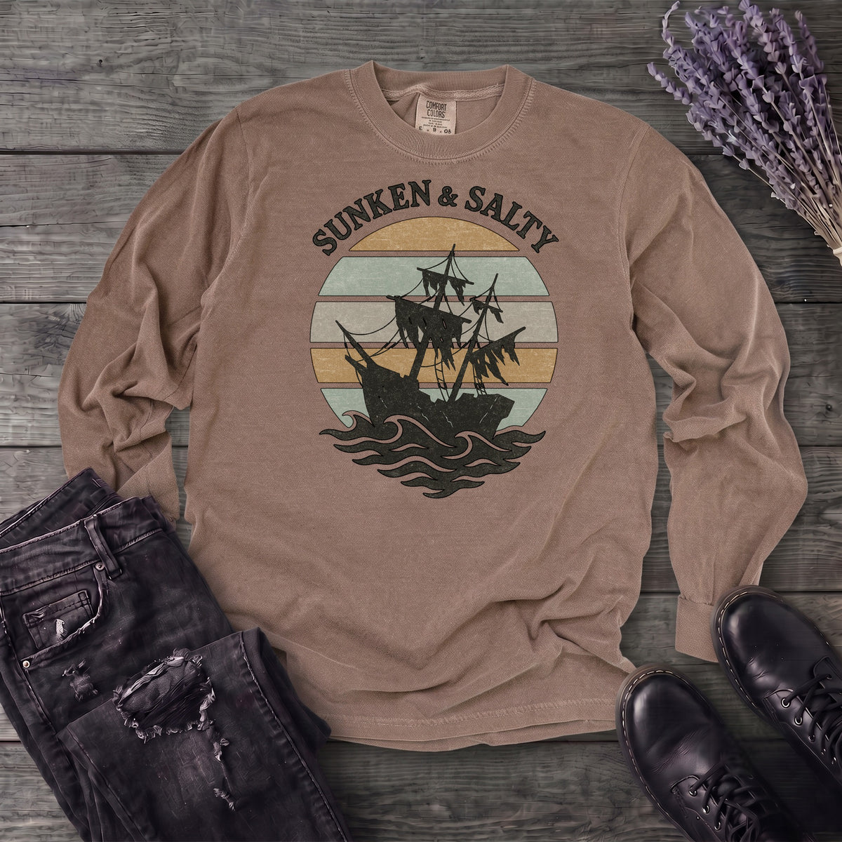 Sunken And Salty Long Sleeve T-Shirt