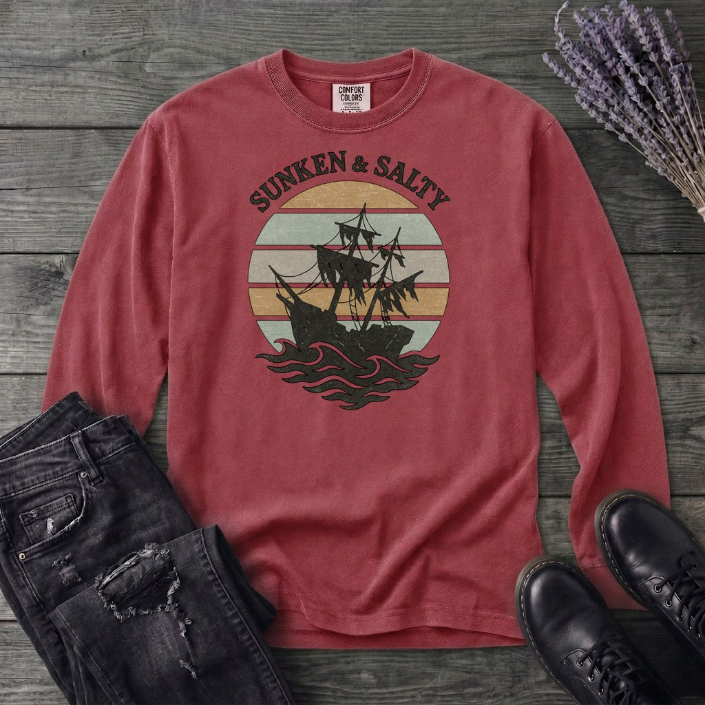 Sunken And Salty Long Sleeve T-Shirt