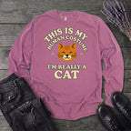 Human Costume Cat Long Sleeve T-Shirt