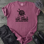 Knit Things And Ignore People T-Shirt