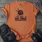 Knit Things And Ignore People T-Shirt