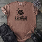 Knit Things And Ignore People T-Shirt