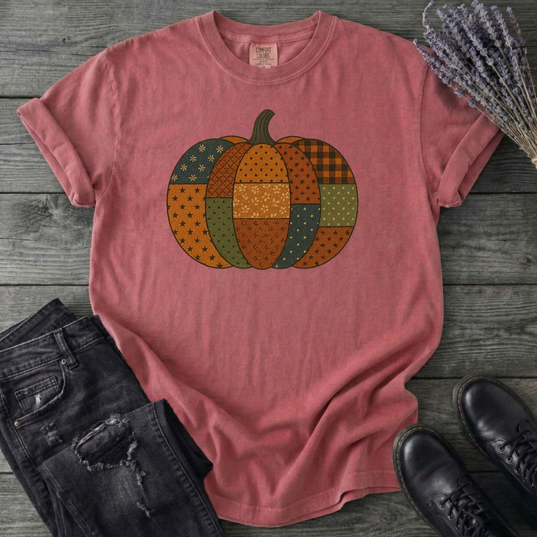 Patchwork Pumpkin T-Shirt
