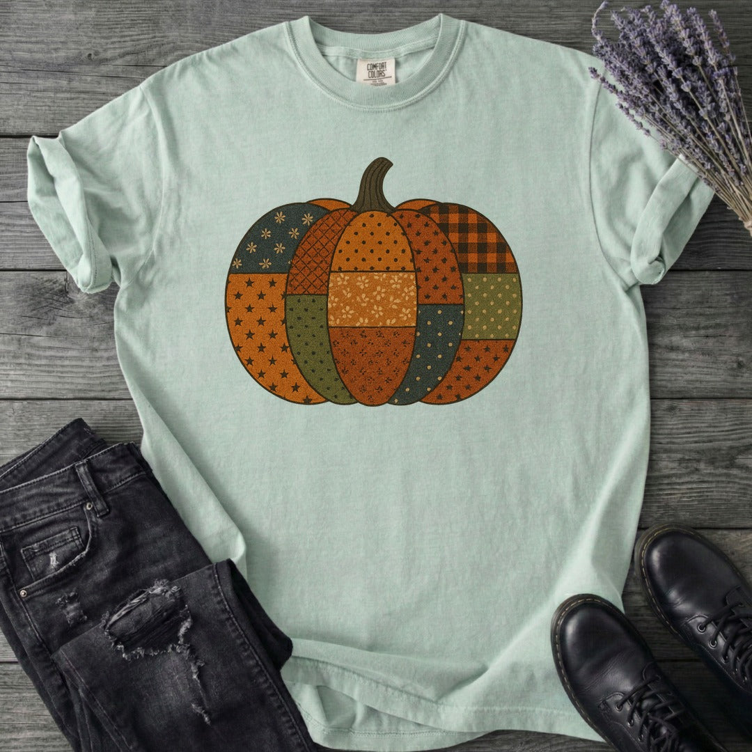 Patchwork Pumpkin T-Shirt