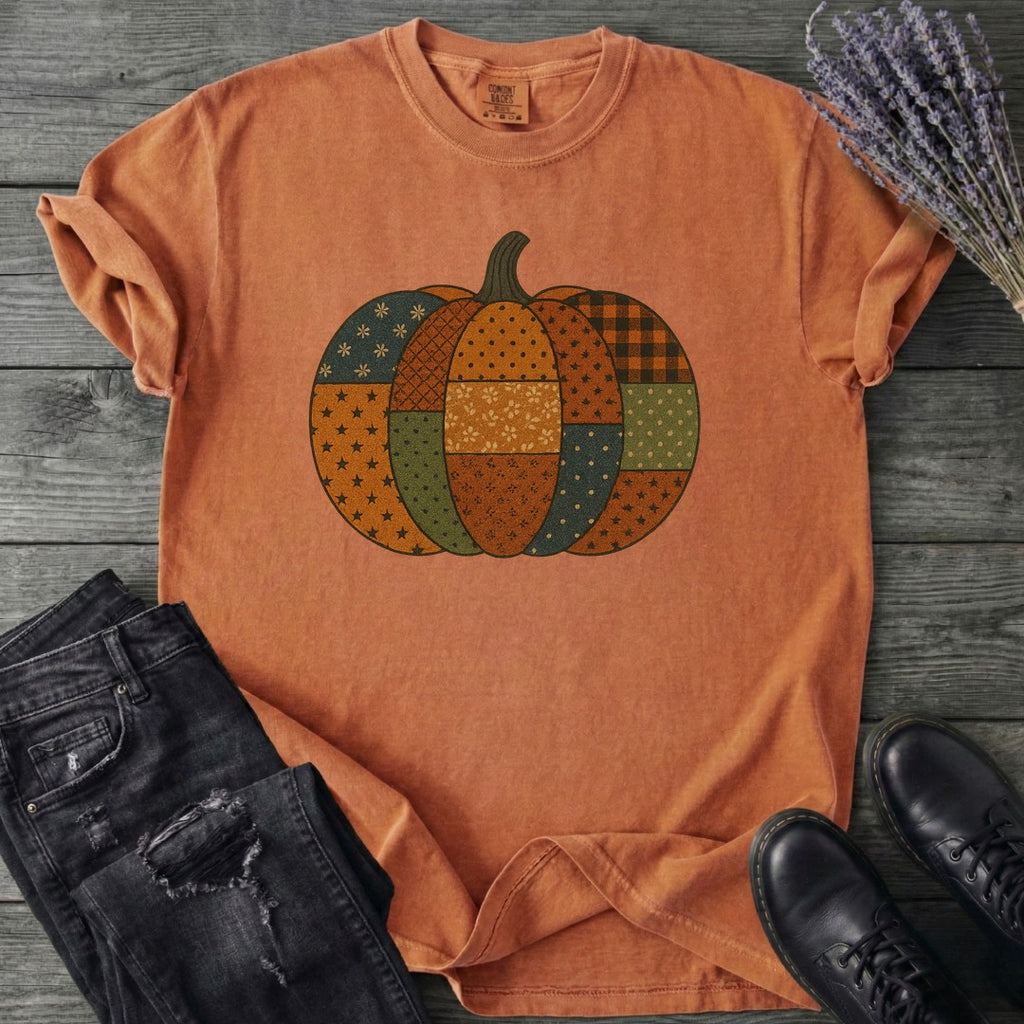 Patchwork Pumpkin T-Shirt