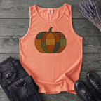 Patchwork Pumpkin Tank Top