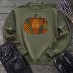 Patchwork Pumpkin Sweatshirt
